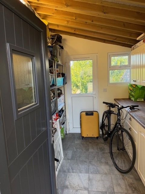 Bike and luggage storage at Rockleaze