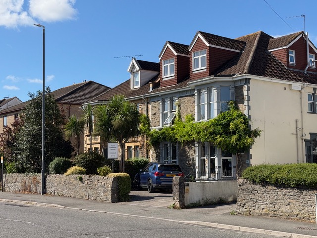 The front of Rockleaze Guesthouse on Gloucester Road North